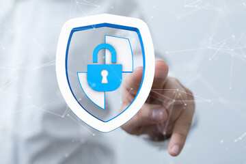 security data code digital in hand