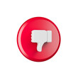 © Xvector - Social media dislike button icon isolated 3d render illustration
