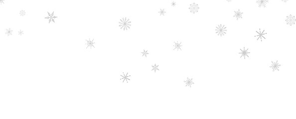Aufkleber - The winter background, falling snowflakes