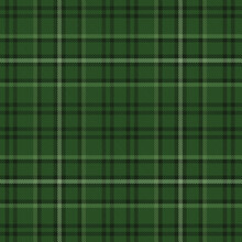 Tartan Pattern,Scottish Traditional Fabric Seamless Christmas Tone, Green And Red Background