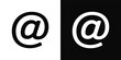 © ti555design - @ Email address vector sign, at symbol, @ button