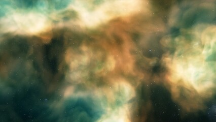 nebula gas cloud in deep outer space
