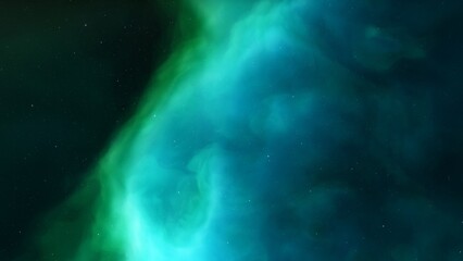 nebula gas cloud in deep outer space
