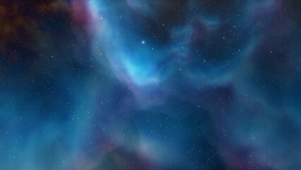 nebula gas cloud in deep outer space
