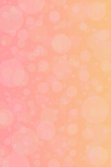 Wall Mural - soft pastel pink and yellow gradient background with bokeh lights