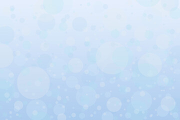 Wall Mural - gradient blue and white background with abstract bokeh snow