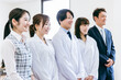 © buritora - 病院で働く医療従事者の男女（医療事務・MR）