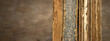 Vintage library background. Pages of old books on a blurry background for text. Old encyclopedias and reference books.
