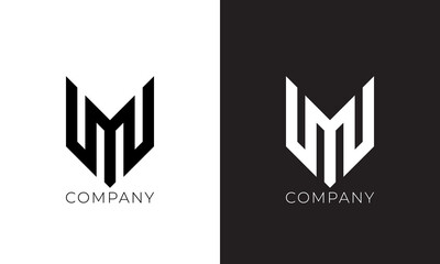 Poster - Letter m or m y logo