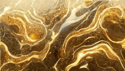 White gold marble texture pattern background with high resolution design for cover book or brochure, poster, wallpaper background or realistic business.