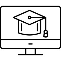 Sticker - Mortarboard Icon