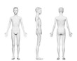 3d rendered medical illustration of a thin male body