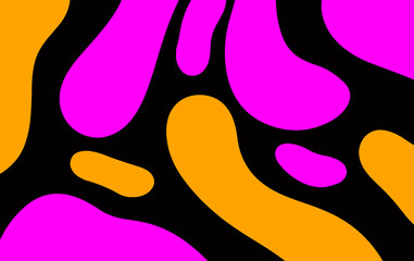 Fototapete - Abstract fluid background design for poster, wallpaper and pattern. Liquid shape design style