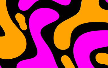 Fototapete - Abstract fluid background design for poster, wallpaper and pattern. Liquid shape design style