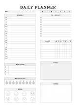 Informative Daily Planner Template