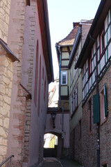 Poster - Gasse in Weinheim