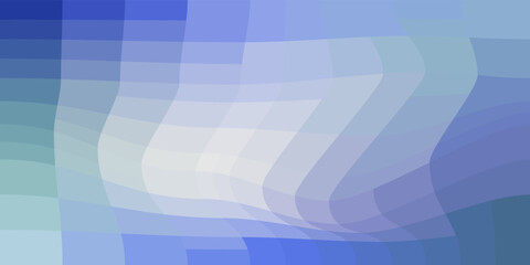 Colorful abstract gradient blue cool trending consisting of rectangles. Spectral dynamic background of square shape. Geometric collection. Vector.