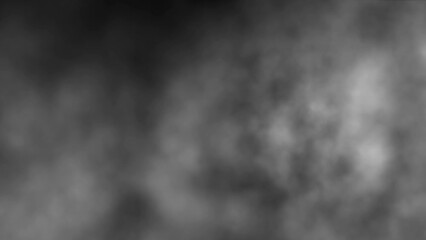 Wall Mural - Fog Animation design on black background. Overlay on background. 3D Illustration design.