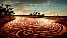 Songlines Are The Australian Aboriginal Walking Routes That Crossed The Country, Linking Important Sites And Locations