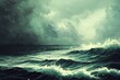 Storm sea