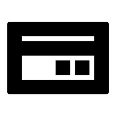 Sticker - Credit Card Flat Vector Icon