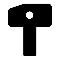 Poster - Hammer Vector Icon 