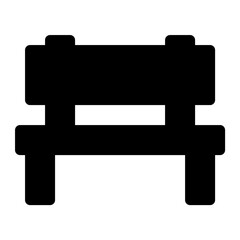 Wall Mural - Bench Vector Icon