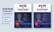 Election Campaign Flyer Template, Political Campaign Flyer Template, Vote Flyer Template, Political Election Poster