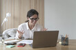 © VK Studio - Overjoyed italian businesswoman reading great news on laptop at her workplace