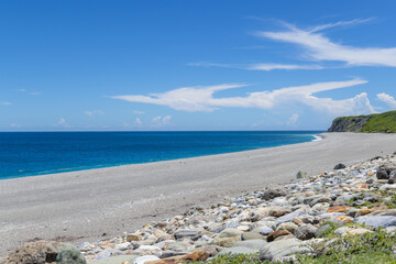 Canvas Print - Qixingtan Beach in Hualien of Taiwan