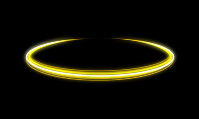 Wall Mural - abstract light effect isolated on black background, round sparcles and light lines. abstract backgro