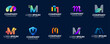 © budana - m logo, letter m logo