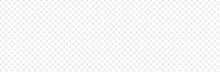 Net Texture Pattern On White Background. Net Texture Pattern For Backdrop And Wallpaper. Realistic Net Pattern With Black Squares. Geometric Background, Vector Illustration
