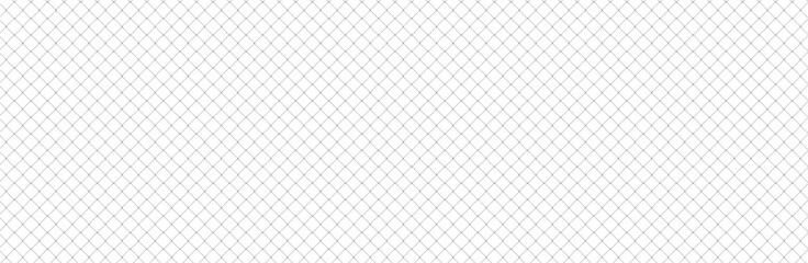 Net texture pattern on white background. Net texture pattern for backdrop and wallpaper. Realistic net pattern with black squares. Geometric background, vector illustration
