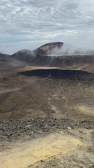 Poster - Cratère volcanique du parc de Tongariro - Nouvelle Zélande