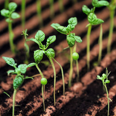 Sticker - young tomato seedling