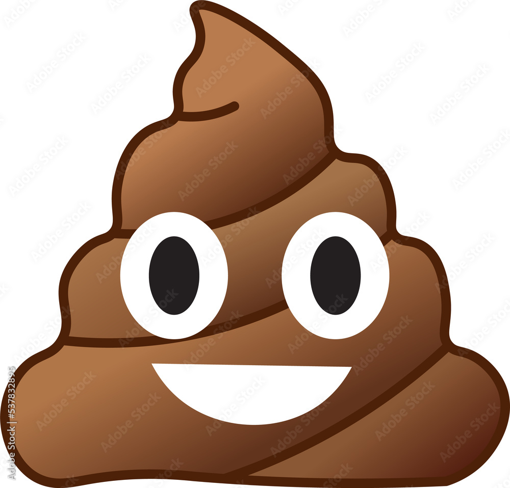 Emoji Poop PNG Transparent Background Stock Illustration Adobe Stock