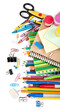 © BillionPhotos.com - Assorted school supplies - isolated background