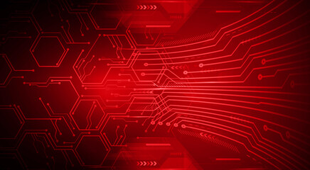 Wall Mural - cyber circuit future technology concept background