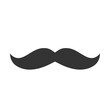 Moustache icon. Black moustache
