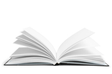 Wall Mural - open book isolated on background