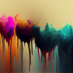 Poster - abstract watercolor background