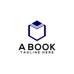 Wall Mural - Book Logo Design Template Vector