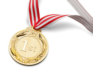 first place , gold medal