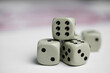 © bisonov - Close-up of dice isolated on white background