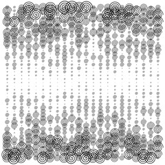 Wall Mural - Spiral halftone gradient random pattern background. Vector illustration.