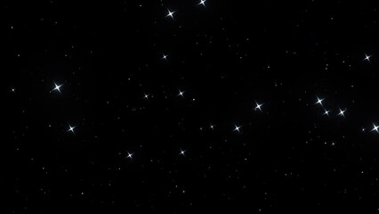 stars shine effect background animation twinkle festive holiday decoration