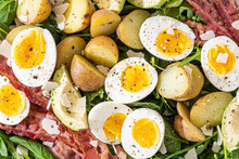 Breakfast Salad With Eggs