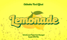 Lemonade 3d Text Effect.