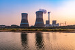 © hrui - nuclear power plant in the morning
